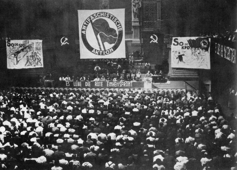 Antifaschistische Aktionskonferenz im Jahr 1932